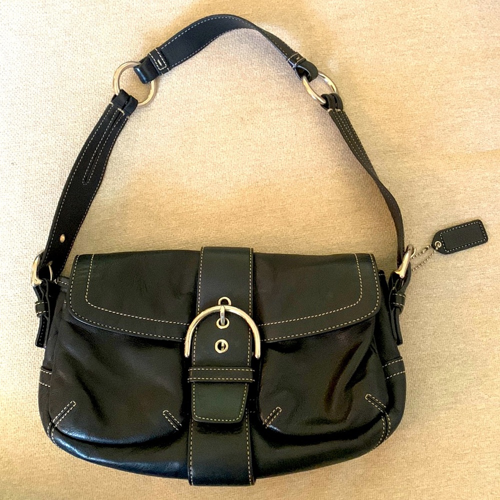 Small black Coach purse